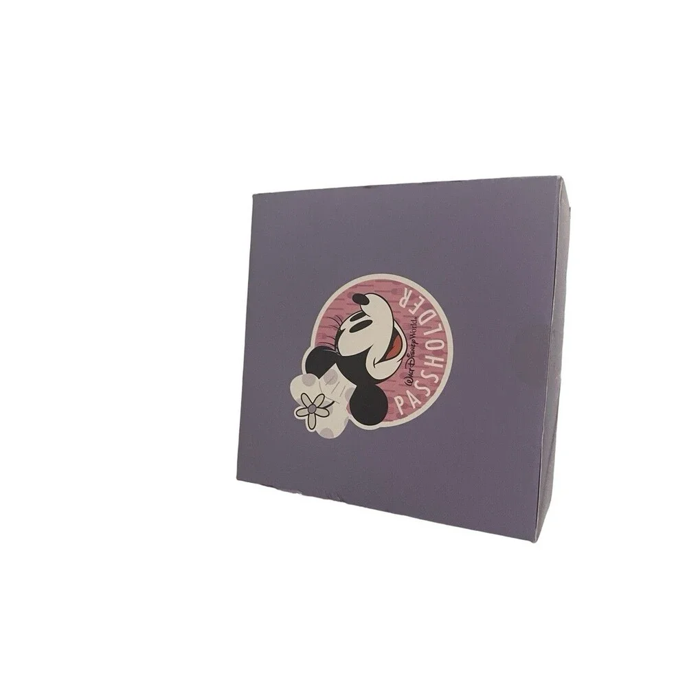 Walt Disney World Passholder Wooden Coaster Set Of 4 Minnie Mouse New In Box